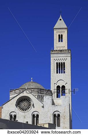Cathedral of San Sabino, Bari, Apulia, Italy, Europe View Large Photo Image Picture - Cathedral of San Sabino, Bari, Apulia, Italy, Europe. Fotosearch