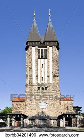 Stock Image - Catholic parish church Liebfrauen, Hamm, Westphalia, North Rhine-Westphalia, Germany, Europe. Fotosearch