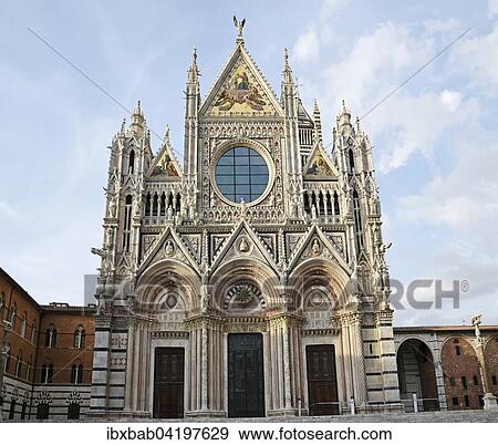 Cattedrale di Santa Maria Assunta, Siena Cathedral, Siena, Tuscany, Italy, Europe View Large Photo Image Stock Photo - Cattedrale di Santa Maria Assunta, Siena Cathedral, Siena, Tuscany, Italy, Europe. Fotosearch