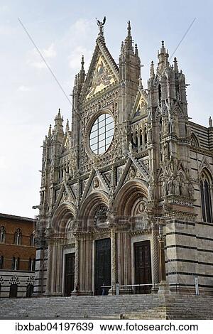 Cattedrale di Santa Maria Assunta, Siena Cathedral, Siena, Tuscany, Italy, Europe View Large Photo Image Stock Photo - Cattedrale di Santa Maria Assunta, Siena Cathedral, Siena, Tuscany, Italy, Europe. Fotosearch