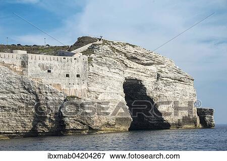 Cave St. Antoine, chalk cliffs, Bonifacio, Corsica, France, Europe View Large Photo Image Stock Photo - Cave St. Antoine, chalk cliffs, Bonifacio, Corsica, France, Europe. Fotosearch