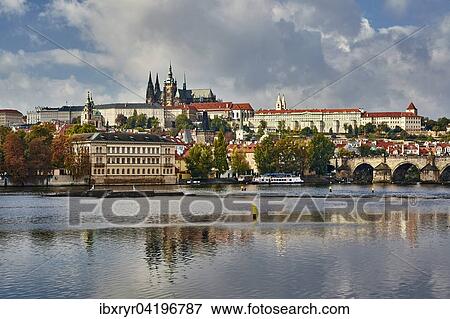 Charles bridge, Prague Castle and historic centre, Prague, Czech Republic, Europe View Large Photo Image Stock Photo - Charles bridge, Prague Castle and historic centre, Prague, Czech Republic, Europe. Fotosearch
