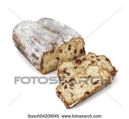 Christmas stollen, sweet cake, partly sliced, slices View Large Photo Image Stock Photography - Christmas stollen, sweet cake, partly sliced, slices. Fotosearch