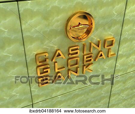 Computer graphic, sign and lettering of Casino Global Bank View Large Photo Image Picture - Computer graphic, sign and lettering of Casino Global Bank. Fotosearch