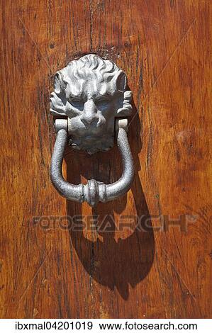 Door knocker, Montisi, Tuscany, Province of Siena, Italy, Europe View Large Photo Image Stock Photo - Door knocker, Montisi, Tuscany, Province of Siena, Italy, Europe. Fotosearch