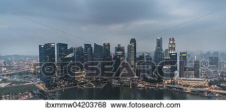 Downtown, financial district, skyscrapers, Singapore, Asia View Large Photo Image Stock Photo - Downtown, financial district, skyscrapers, Singapore, Asia. Fotosearch