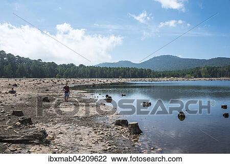 Dry reservoir lake of Ospedale, Barrage de l'Ospedale, Highland Massif de L'Ospedale Porto-Vecchio, Department Corse-du-Sud, Corsica, France, Europe View Large Photo Image Stock Image - Dry reservoir lake of Ospedale, Barrage de l'Ospedale, Highland Massif de L'Ospedale Porto-Vecchio, Department Corse-du-Sud, Corsica, France, Europe. Fotosearch