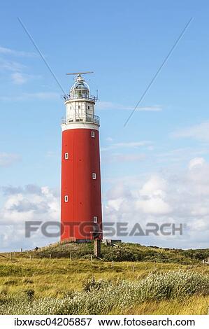 Eierland lighthouse, De Cocksdorp, Texel, West Frisian Islands, Province of North Holland, Holland, The Netherlands, Europe View Large Photo Image Stock Photo - Eierland lighthouse, De Cocksdorp, Texel, West Frisian Islands, Province of North Holland, Holland, The Netherlands, Europe. Fotosearch