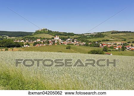 Falkenstein with Falkenstein Castle, Weinviertel, Lower Austria, Austria, Europe View Large Photo Image Stock Image - Falkenstein with Falkenstein Castle, Weinviertel, Lower Austria, Austria, Europe. Fotosearch