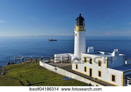 Fishing Boat and Rua Reidh Lighthouse, Melvaig, Gairloch, Wester Ross, Scotland, United Kingdom, Europe View Large Photo Image Picture - Fishing Boat and Rua Reidh Lighthouse, Melvaig, Gairloch, Wester Ross, Scotland, United Kingdom, Europe. Fotosearch