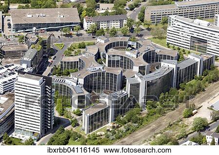 Former Thyssen Trade Center, TTC, Dusseldorf, Rhineland, North Rhine-Westphalia, Germany, Europe View Large Photo Image Stock Photography - Former Thyssen Trade Center, TTC, Dusseldorf, Rhineland, North Rhine-Westphalia, Germany, Europe. Fotosearch