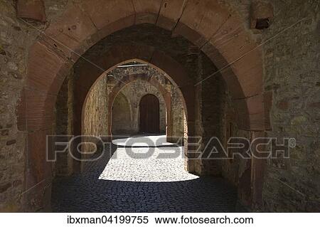 Stock Photography - Fortress, Russelsheim, Hesse, Germany, Europe. Fotosearch