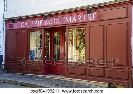 Galerie Montmartre, gallery, Paris, Region Ile-de-France, France, Europe View Large Photo Image Stock Photo - Galerie Montmartre, gallery, Paris, Region Ile-de-France, France, Europe. Fotosearch