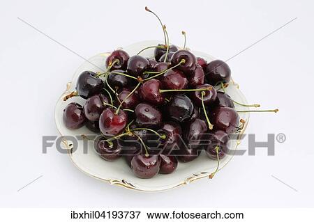 Heart cherries View Large Photo Image Stock Photo - Heart cherries. Fotosearch