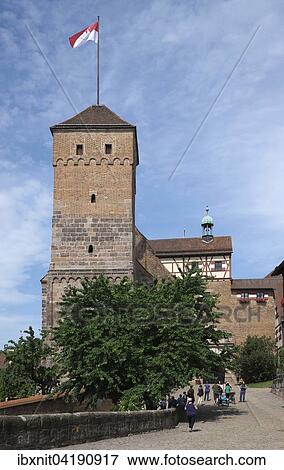 Heidenturm tower, imperial castle, Nuremberg, Middle Franconia, Bavaria, Germany, Europe View Large Photo Image Stock Photo - Heidenturm tower, imperial castle, Nuremberg, Middle Franconia, Bavaria, Germany, Europe. Fotosearch
