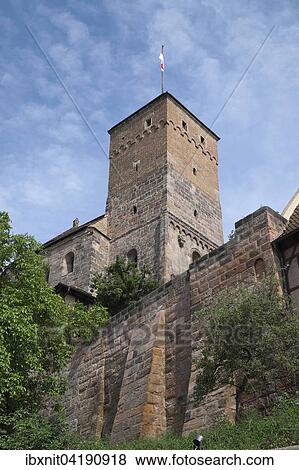 Heidenturm tower, imperial castle, Nuremberg, Middle Franconia, Bavaria, Germany, Europe View Large Photo Image Stock Photo - Heidenturm tower, imperial castle, Nuremberg, Middle Franconia, Bavaria, Germany, Europe. Fotosearch