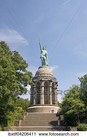 Hermannsdenkmal, monument, Teutoburg Forest, North Rhine-Westphalia, Germany, Europe View Large Photo Image Stock Image - Hermannsdenkmal, monument, Teutoburg Forest, North Rhine-Westphalia, Germany, Europe. Fotosearch