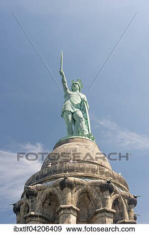 Hermannsdenkmal, monument, Teutoburg Forest, North Rhine-Westphalia, Germany, Europe View Large Photo Image Stock Photo - Hermannsdenkmal, monument, Teutoburg Forest, North Rhine-Westphalia, Germany, Europe. Fotosearch