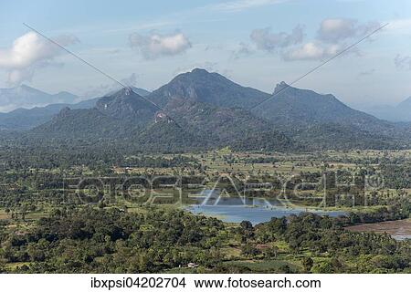 Landscape seen from top of Sigiriya Rock Fortress, Sigiriya or Lion Rock, Sri Lanka, Asia View Large Photo Image Picture - Landscape seen from top of Sigiriya Rock Fortress, Sigiriya or Lion Rock, Sri Lanka, Asia. Fotosearch