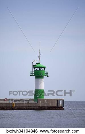Lighthouse at Nordermole, Travemunde, Lubeck, Schleswig-Holstein, Germany, Europe View Large Photo Image Stock Photograph - Lighthouse at Nordermole, Travemunde, Lubeck, Schleswig-Holstein, Germany, Europe. Fotosearch