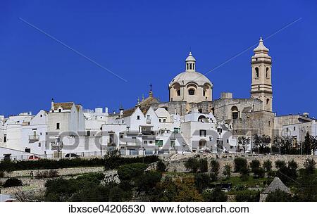 Locorotondo, Apulia, Italy, Europe View Large Photo Image Stock Image - Locorotondo, Apulia, Italy, Europe. Fotosearch