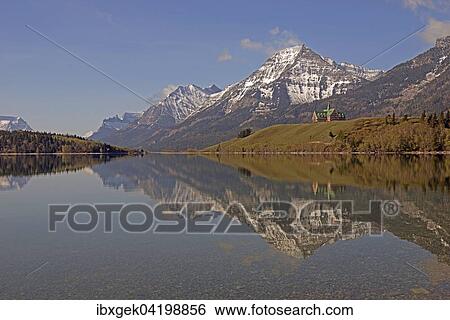Middle Waterton Lake with Prince of Wales Hotel, De Citadel peaks behind, Waterton Lakes National Park, Alberta Province, Canada, North America View Large Photo Image Stock Photograph - Middle Waterton Lake with Prince of Wales Hotel, De Citadel peaks behind, Waterton Lakes National Park, Alberta Province, Canada, North America. Fotosearch
