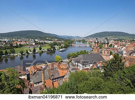 Miltenberg with parish church of St. James and Main, Mainviereck, Lower Franconia, Franconia, Bavaria, Germany, Europe View Large Photo Image Stock Image - Miltenberg with parish church of St. James and Main, Mainviereck, Lower Franconia, Franconia, Bavaria, Germany, Europe. Fotosearch