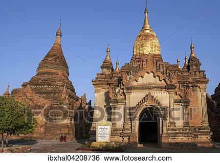 Old brick pagodas, temples, evening light, Bagan, Mandalay Division, Myanmar, Asia View Large Photo Image Stock Photograph - Old brick pagodas, temples, evening light, Bagan, Mandalay Division, Myanmar, Asia. Fotosearch