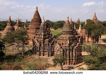 Old pagodas, brick pagodas, pagodas field, Bagan, Mandalay Division, Myanmar, Asia View Large Photo Image Stock Photo - Old pagodas, brick pagodas, pagodas field, Bagan, Mandalay Division, Myanmar, Asia. Fotosearch