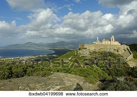 Pilgrimage church of Notre Dame de La Serra, near Calvi, Haute-Corse, Corsica, France, Europe View Large Photo Image Stock Photo - Pilgrimage church of Notre Dame de La Serra, near Calvi, Haute-Corse, Corsica, France, Europe. Fotosearch