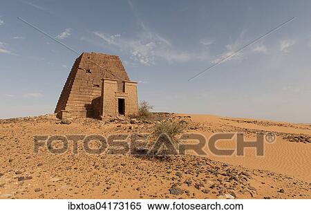 Pyramid of Queen Natakamani, pyramids of the northern cemetery of Meroe, Nubian Desert, Nubia, Nahr an-Nil, Sudan, Africa View Large Photo Image Stock Photography - Pyramid of Queen Natakamani, pyramids of the northern cemetery of Meroe, Nubian Desert, Nubia, Nahr an-Nil, Sudan, Africa. Fotosearch