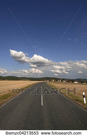 Road between mown down fields, Kirch Rottenbach, Middle Franconia, Bavaria, Germany, Europe View Large Photo Image Stock Image - Road between mown down fields, Kirch Rottenbach, Middle Franconia, Bavaria, Germany, Europe. Fotosearch