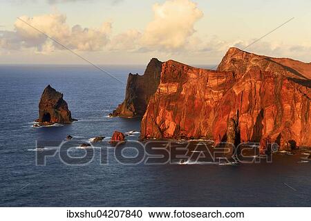 Rocky coast, Ponta de Sao Lourenco in the evening light, Canical, Madeira Island, Portugal, Europe View Large Photo Image Stock Image - Rocky coast, Ponta de Sao Lourenco in the evening light, Canical, Madeira Island, Portugal, Europe. Fotosearch