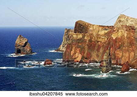 Rocky coast, Ponta de Sao Lourenco, Canical, Madeira Island, Portugal, Europe View Large Photo Image Stock Photography - Rocky coast, Ponta de Sao Lourenco, Canical, Madeira Island, Portugal, Europe. Fotosearch