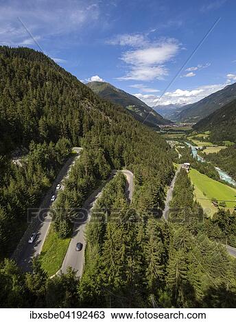 Samnauener mountain road, serpentine road to Samnaun near Hinterrauth, Inn district, Oberinntal, Pfunds, Tyrol, Austria, Europe View Large Photo Image Stock Image - Samnauener mountain road, serpentine road to Samnaun near Hinterrauth, Inn district, Oberinntal, Pfunds, Tyrol, Austria, Europe. Fotosearch