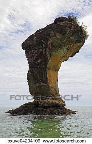 Sandstone rocks in the South China Sea off the coast of Bako National Park, Sarawak, Borneo, Malaysia, Asia View Large Photo Image Stock Photo - Sandstone rocks in the South China Sea off the coast of Bako National Park, Sarawak, Borneo, Malaysia, Asia. Fotosearch