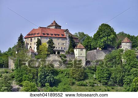Schloss Stetten, castle, Kunzelsau, Baden-Wurttemberg, Germany, Europe View Large Photo Image Stock Image - Schloss Stetten, castle, Kunzelsau, Baden-Wurttemberg, Germany, Europe. Fotosearch