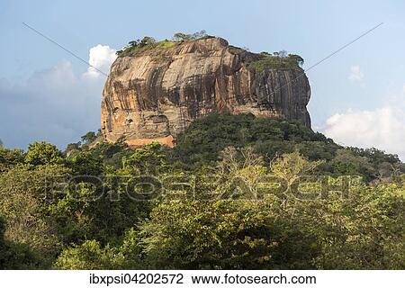 Stock Image - Sigiriya or Lion Rock, Sri Lanka, Asia. Fotosearch