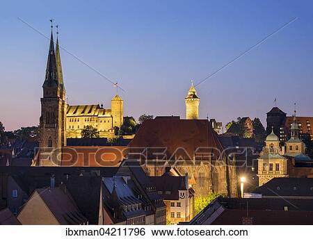 St. Sebaldus Church and Kaiserburg with Sinwellturm tower, Sebalder historic centre, Nuremberg, Middle Franconia, Franconia, Bavaria, Germany, Europe View Large Photo Image Stock Photograph - St. Sebaldus Church and Kaiserburg with Sinwellturm tower, Sebalder historic centre, Nuremberg, Middle Franconia, Franconia, Bavaria, Germany, Europe. Fotosearch