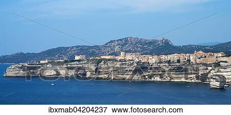 Steep coast, chalk cliffs, Bonifacio, Corsica, France, Europe View Large Photo Image Stock Photo - Steep coast, chalk cliffs, Bonifacio, Corsica, France, Europe. Fotosearch