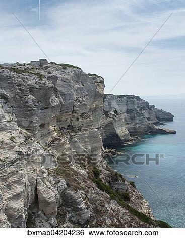 Steep coast, chalk cliffs, Bonifacio, Corsica, France, Europe View Large Photo Image Stock Photograph - Steep coast, chalk cliffs, Bonifacio, Corsica, France, Europe. Fotosearch