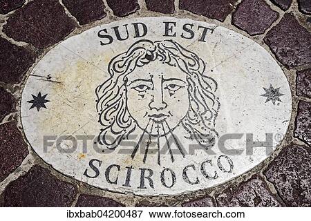 Sud Est, Scirocco, wind rose, wind direction, marble slabs, Piazza di San Pietro, St. Peter's Square, Rome, Lazio, Italy, Europe View Large Photo Image Stock Photo - Sud Est, Scirocco, wind rose, wind direction, marble slabs, Piazza di San Pietro, St. Peter's Square, Rome, Lazio, Italy, Europe. Fotosearch