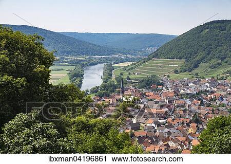 View from Engelberg across Grossheubach and Main, Spessart, Lower Franconia, Franconia, Bavaria, Germany, Europe View Large Photo Image Stock Image - View from Engelberg across Grossheubach and Main, Spessart, Lower Franconia, Franconia, Bavaria, Germany, Europe. Fotosearch