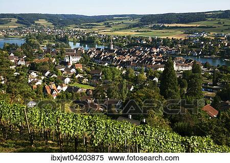 View of the historic centre, Stein am Rhein, Hochrhein, Canton of Schaffhausen, Switzerland, Europe View Large Photo Image Stock Photography - View of the historic centre, Stein am Rhein, Hochrhein, Canton of Schaffhausen, Switzerland, Europe. Fotosearch