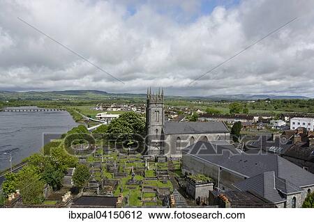 Stock Image - View of Thomondgate, Limerick, Ireland, Europe. Fotosearch