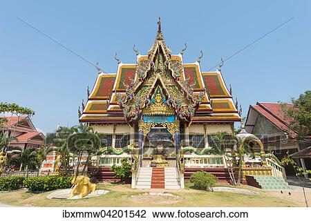 Wat Phra Yai Ko Pan Temple in Ban Bo Phut, Ko Samui, Thailand, Asia View Large Photo Image Stock Image - Wat Phra Yai Ko Pan Temple in Ban Bo Phut, Ko Samui, Thailand, Asia. Fotosearch