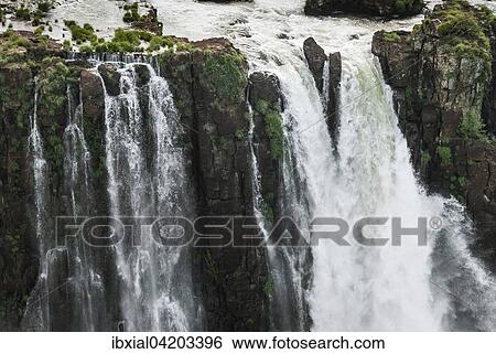 Waterfalls, Parque Nacional do Iguacu or Iguazu National Park, Foz do Iguacu, Parana State, Brazil, South America View Large Photo Image Stock Photograph - Waterfalls, Parque Nacional do Iguacu or Iguazu National Park, Foz do Iguacu, Parana State, Brazil, South America. Fotosearch