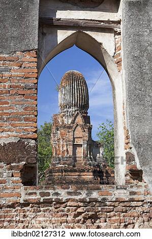 A side prang as seen from a window in the main temple, ancient ruins of Wat Phra Si Rattana Mahathat, Lopburi, Thailand, Asia View Large Photo Image Stock Image - A side prang as seen from a window in the main temple, ancient ruins of Wat Phra Si Rattana Mahathat, Lopburi, Thailand, Asia. Fotosearch
