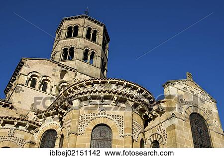 Abbey church of Issoire, one of the five major Romanesque churches in Auvergne, France, Europe View Large Photo Image Stock Image - Abbey church of Issoire, one of the five major Romanesque churches in Auvergne, France, Europe. Fotosearch