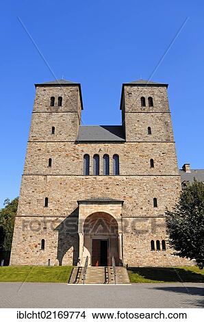 Abbey Church of the Benedictine Abbey of Gerleve, Muensterland, North Rhine-Westphalia, Germany, PublicGround, Europe View Large Photo Image Picture - Abbey Church of the Benedictine Abbey of Gerleve, Muensterland, North Rhine-Westphalia, Germany, PublicGround, Europe. Fotosearch